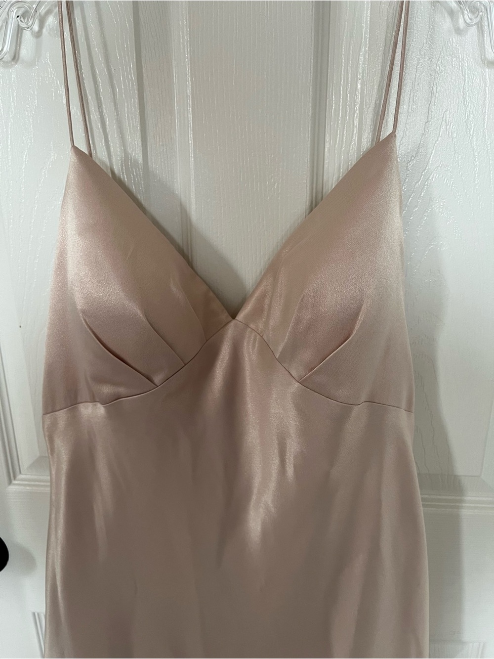 Christina Wu Tan Gold Formal Dress